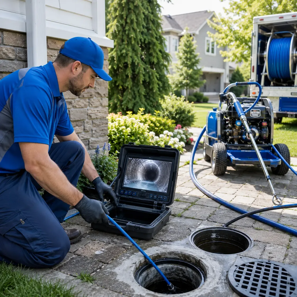 Outdoor drain cleaning professionals serving Fairchild, WI
